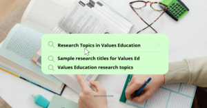 Research Topics in Values Education