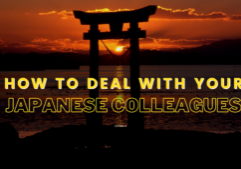 how to deal with your Japanese colleagues